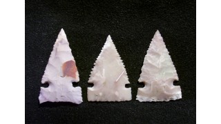 3 Flint Hunting Points (25 grains) SOLD